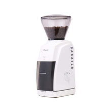 Load image into Gallery viewer, Encore Baratiza Grinder in white and black for grinding whole bean coffee
